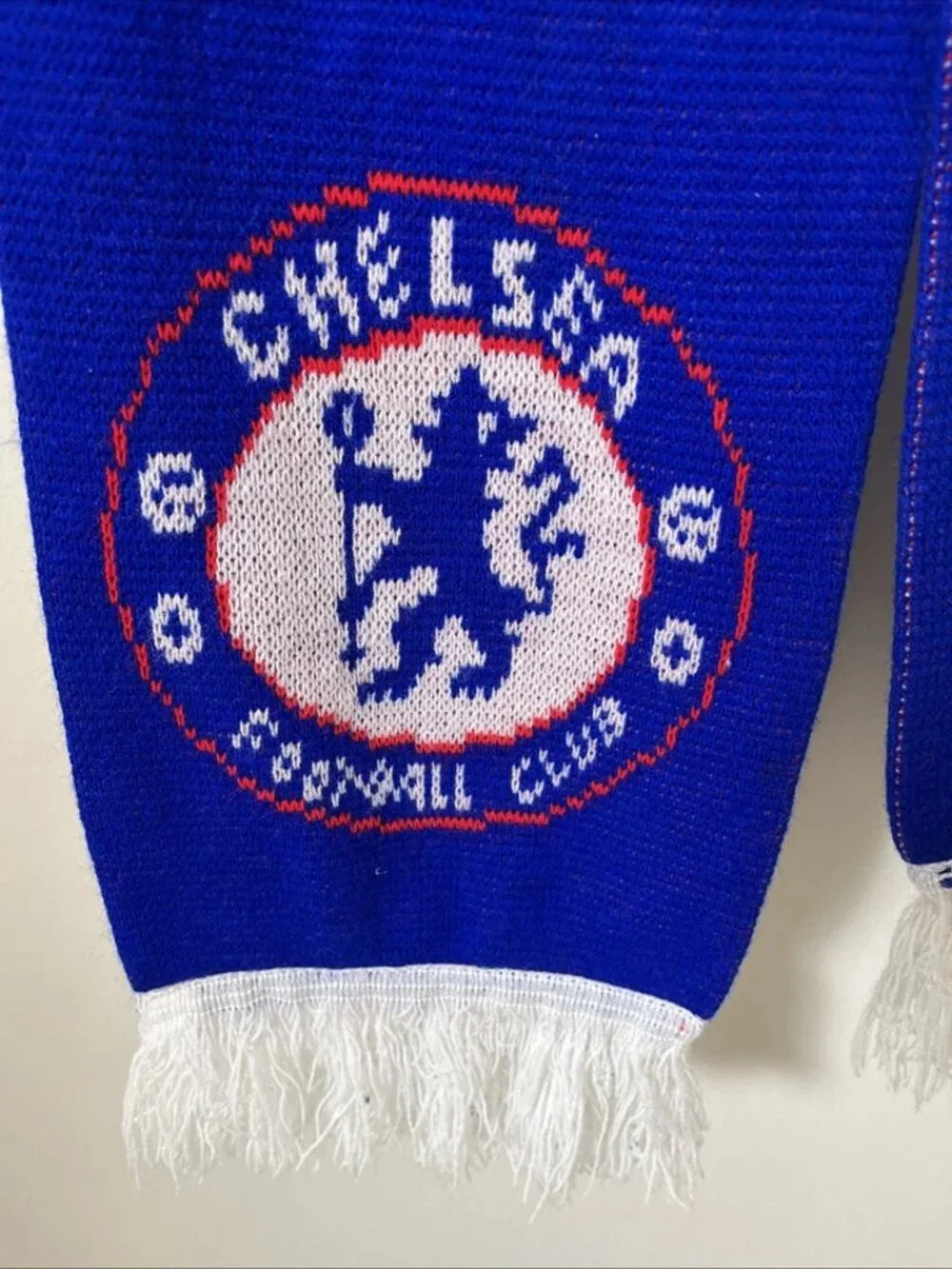 Chelsea FC Blue Knit Soccer Supporter Scarf